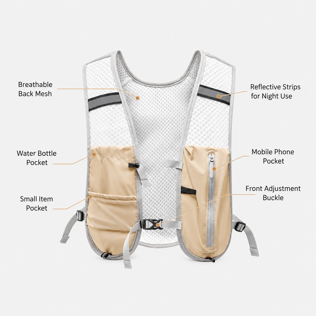2Peak Lightweight Breathable Running Vest