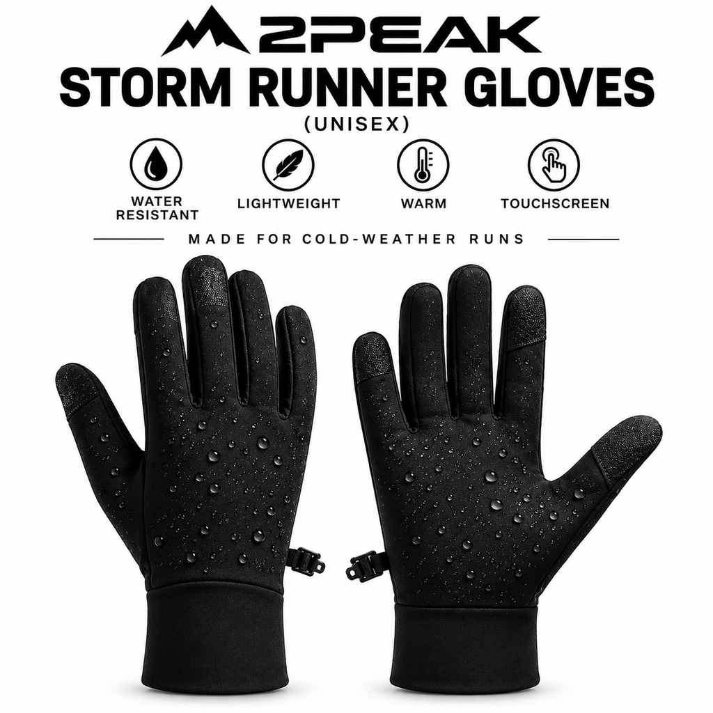 2Peak Storm Runner Gloves (Unisex)
