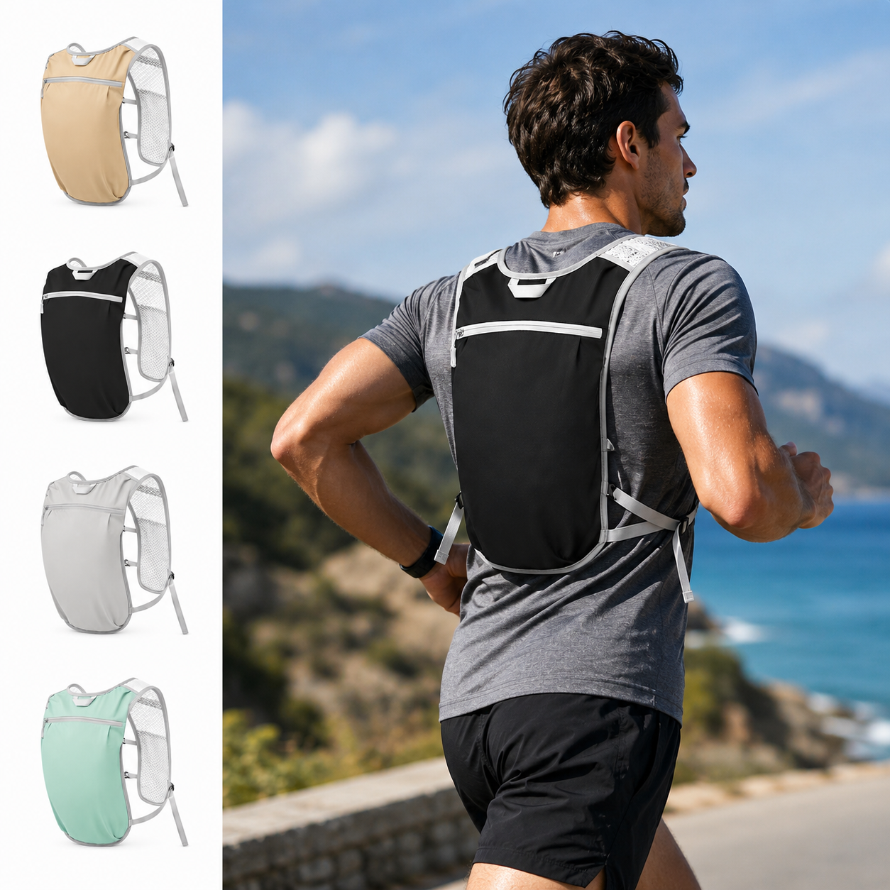 2Peak Lightweight Breathable Running Vest